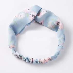 Μαντήλι Μαλλιών Headband Light Blue Floral