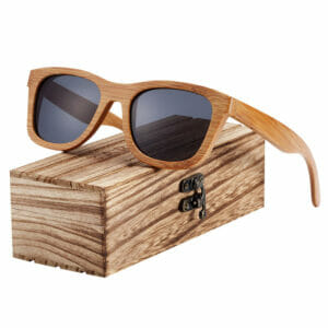 Γυαλιά Ηλίου από Ξύλο Bamboo με Γκρι Polarized Φακό (AC5210)