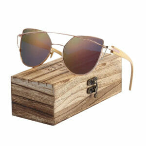 Γυαλιά Ηλίου Bamboo Cat Eye με Tea Polarized Φακό (AC4122)