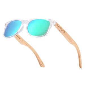 Παιδικά Γυαλιά Ηλίου Παιδικά Bamboo Wayfarer Style Crystal Με Chameleon Polarized Φακό (300)