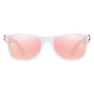 Παιδικά Γυαλιά Ηλίου Bamboo Wayfarer Style Crystal Με Rose Polarized Φακό (300)