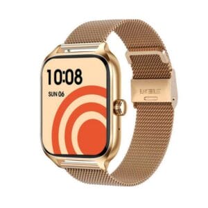 SmartWatch με Bluetooth Κλήση, Ελληνικό Μενού & Φωνητικές εντολές με Ανοξείδωτο Μεταλλικό Λουράκι ITR-S116 Μαύρο