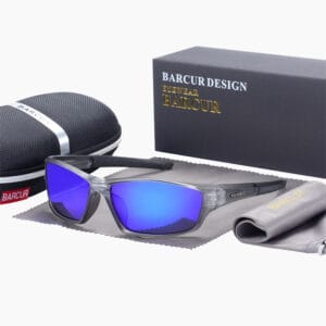 Γυαλιά Ηλίου Active Matte Γκρι Σκελετός & Dark Blue Φακός Polarized (AC2042)