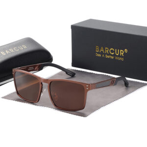 BARCUR - Γυαλιά Ηλίου Active Stainless Καφέ Σκελετός & Καφέ Φακός Polarized (AC6580)